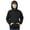 Black, variant on Virmaxy 18Months-8T Toddler Hooded Sweatshirt Boys Girls Solid Colour Long Sleeve Pullover Sweatshirt Hooded Fashion Cute Casual Sweatshirt Gray 2T
