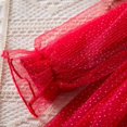thumbnail image 6 of LUOGENLI Dresses Girls Christmas Dresses Size 10-12 Toddler Children Girls Long Sleeve Point Prints Dresses Dress Clothes Girls Christmas Dresses Size 6X-7 Fancy Dress Red 3-4 Years, 6 of 8