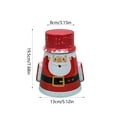 thumbnail image 3 of Room Decor Qwtwty Christmas Gift Box Christmas Storage Iron Box Candy Tea Can Christmas Gift Santa Claus Toppling Doll Colorful Storage Iron Box, 3 of 6