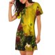 thumbnail image 2 of Fotbe Cactus Flowers Bata de Dormir para Mujer con Estampado, Camisón de Algodón de Manga Corta, Ropa de Dormir Casual, 2 of 6