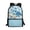 Blue Cartoon Turtle, variant on Soccer Print Kids School Backpack for Elementary Students Ages 6-12, 17 Inch Large Capacity Bookbag with Customizable Shoulder Straps, Front Zipper Pockets, Ideal Back to School Gift
