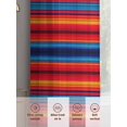 thumbnail image 3 of Colorful Striped Sheer Curtains for Living Room Bedroom Farmhouse Modern Rainbow Lines Art Sheer Curtains 72 Inch Long 2 Panels Set Light Filtering Curtain Window Treatments Drapes for Dining Room, 3 of 6