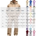 thumbnail image 3 of yillto Men's 2 Piece Tracksuit Sets Hooded Crewneck Sweatshirts and Joggers Sweatpants Sweatsuit, 3 of 7