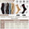 thumbnail image 6 of 5 Pairs Merino Wool Hiking Socks Warm Thermal Winter Cozy Cushioned Moisture Wicking Socks for Women & Men, 6 of 6