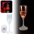 thumbnail image 2 of LED Light Up Cups Wine Champagne Flutes Party Favors Adults,Colored Plastic Champagne Flutes Drinking Glasses Glow in the Dark Colorful Glowing Cups for Birthday Christmas Halloween Weddings, 2 of 5