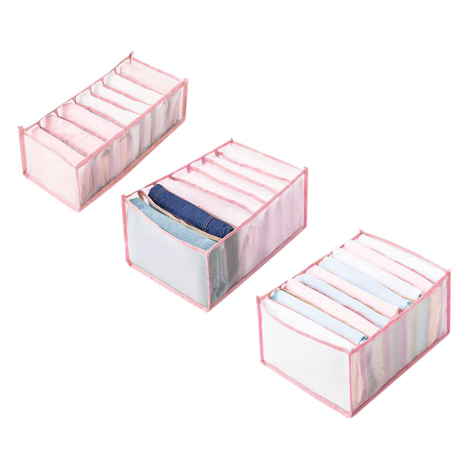 Organization And Storage Mesh Clothes Storage Box Trouser Compartment