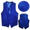 thumbnail image 6 of Daolelai Men's Sequined Suit Vest, 6 of 6