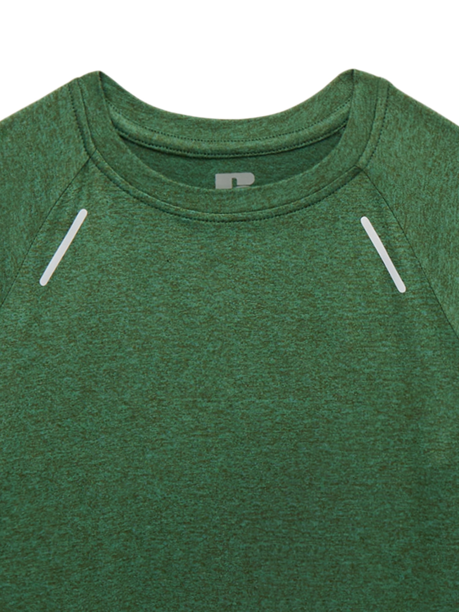 Russell Athletic Boys Runner Tech Short Sleeve T-Shirt, 4-Pack, Sizes 4-18 & Husky