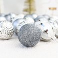 thumbnail image 4 of Generic 34-Piece 4cm Christmas Ornament Set in Gold, Blue, Silver for Tree Decoration, Polystyrene Plastic, 200g Package, 4 of 6