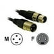 C2G Audio Pro-Audio Pro- 25ft XLR Male to XLR Female Cable - Câble Audio - XLR3 Mâle à XLR3 Femelle - 25 Pieds - Noir – image 1 sur 4
