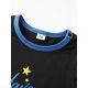 thumbnail image 5 of Pijamas navideños familiares a juego, camiseta de manga larga con estampado de letras y pantalones a cuadros. Ropa de dormir para estar en casa., 5 of 10