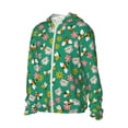 thumbnail image 2 of Rocae Flying Bees Print Breathable Sun Protection Hoodie Quick-Dry Lightweight Long Sleeve Hoodie Unisex Running Sports Shirt Medium, 2 of 9