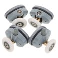 thumbnail image 1 of STRANDCHIC 4Ensemble Rouleaux de Porte de Douche de Remplacement Poulie en PA pour Capacité de Charge et Utilisation, 1 of 4