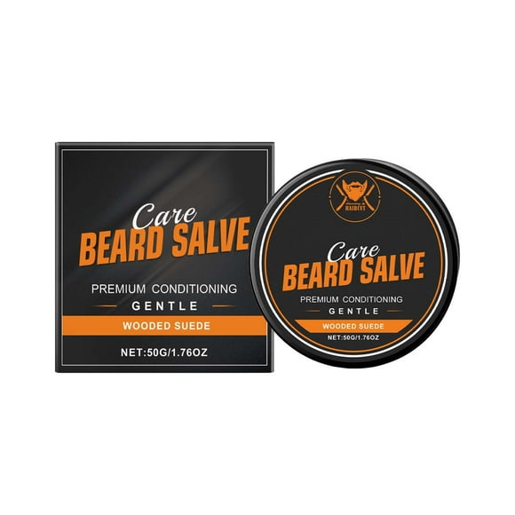 Fiudx Crema para Barba, Bálsamo Suavizante y Moldeador, Acético Hidratante y Nutritivo para Barba, Cuidado Suave y Confortable, Uso Diario, Apto para Todo Tipo de Piel, Envase de 50 G