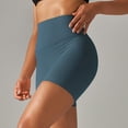 thumbnail image 3 of Pantalones cortos casuales para mujer Pantalones cortos de fitness sexy de cintura alta sin costuras para entrenamiento de ocio JShteea El nuevo, 3 of 9