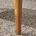 thumbnail image 4 of GDF Studio Beacher Outdoor 4 Piece Wood and Wicker Chat Set, Mixed Mocha, 4 of 8