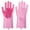 Pink, variant on Magic Gloves for Scrubbing Dishes, Dishwashing Gloves With Scrubbers, Dish Gloves for Kitchen, Car Wash, and Pet Care Guantes Para Limpieza