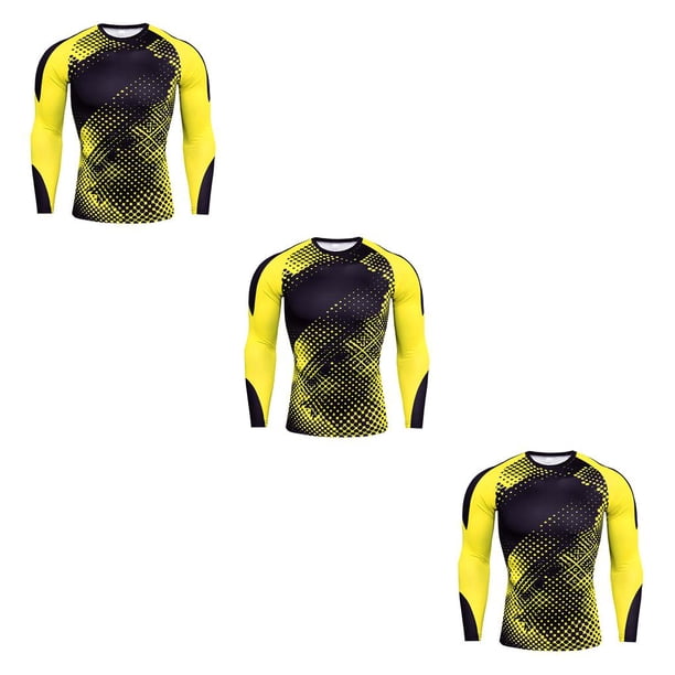 Guardurnaity Camiseta de compresión para hombre, medias de Fitness de secado rápido, capa Base de culturismo, ropa interior de entrenamiento de Type1 NO1