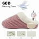 thumbnail image 3 of Pantuflas de espuma viscoelástica para mujer, cómodas, cálidas y acogedoras, antideslizantes, para interior y exterior., 3 of 5