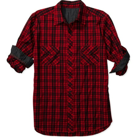 No Boundaries - Men's Long-Sleeve Button-Down Shirt