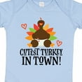 thumbnail image 4 of Inktastic Thanksgiving Cutest Turkey in Town Boys or Girls Baby Bodysuit, 4 of 5
