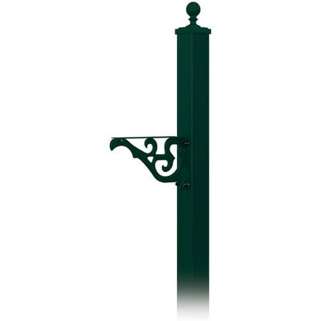 Salsbury Industries Decorative Mailbox Post, Victorian, In-Ground Mounted