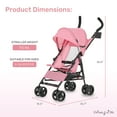 thumbnail image 4 of Dream On Me Rover Convenience Stroller, Pink, 4 of 8