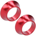 thumbnail image 1 of 2 Pcs Rondelles Coniques de Vélo en Alliage d'Aluminium Rouge 15mm - Rondelles de Casque Résistantes à la Rouille Usinées CNC, Ajustement Parfait pour Fourches avant 28.6mm, Pièces de Mise à Niveau Faciles à Installer pour Modification de Vélo de Montagne et de Route, 1 of 7