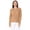 Copper, variant on Women's Casual Classic Crewneck Waffle Knit Long Sleeve Thin Pullover Sweater MK8176-COPPER-M