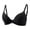 Black, variant on Women Seamless Underwire Bra Adjustable Straps Soft Molded Cups Smooth Everyday Wear Lingerie Wireless Support Black 80B