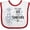 White and Red, variant on Inktastic You Have Got to Be Squidding Me Funny Squid Boys or Girls Baby Bib
