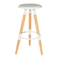 thumbnail image 1 of Banco Taburete Eames Grupo Microtec PP Blanco Minimalista Moderno Fijo Barra Cocina Bar Restaurant, 1 of 4