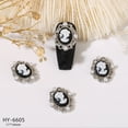 thumbnail image 7 of UDIYO 20Pcs Nail Art Jewelry Faux Pearl Rhinestone 3D Charms Alloy Craft DIY Nail Decoration Manicure Accessories for Nail Salon, 7 of 7
