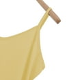 thumbnail image 5 of Duoif Undershirts for Women Womens Tank Tops Sleeveless Neck Loose Fit Summer Clothes Womens Tops Casual Yellow XXXL, 5 of 7