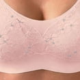 thumbnail image 5 of Stamzod Wireless Bras for Women Push Up Lace Black Bra No Underwire Supportive Women's Bras, 5 of 5