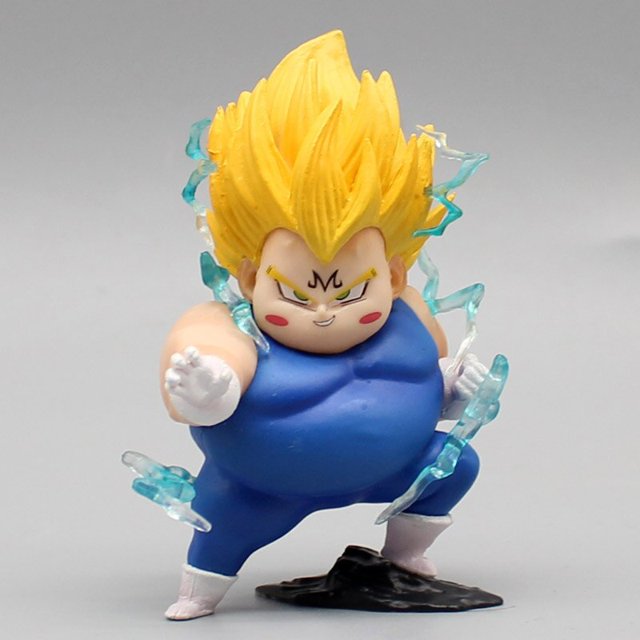 Dragon Ball G5 Fat Series Fat Goku Vegeta Majin Buu Osaru Gohan Frieza Figuras de acción Modelo Toy Room Decoración Adornos Regalozhangyuxiang