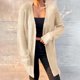 thumbnail image 4 of Gibobby Suéter de Mujer Cárdigan de punto de manga larga para mujer, suéter informal de longitud media para mujer (Beige, M), 4 of 5