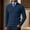 Navy, variant on Bcfgryg Men's Autumn And Winter Solid Colour Outdoor Casual Style Long Sleeve Sweater Sweaters For Men Black L