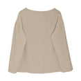 thumbnail image 5 of Breathable Linen Tops for Women Beach Vacation Flowy Summer Outfit, 5 of 6
