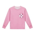 thumbnail image 7 of Cethrio Girls 2 Piece Pajama Sets, Crew Neck Long Sleeve Casual Girls' Sleepwear Loungewear Pink Size 7-8, 7 of 7
