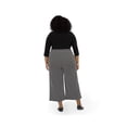 thumbnail image 3 of Leota Women's Judy Check Culottes Black Size 1X, 3 of 3