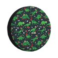 thumbnail image 1 of Fotbe Dino Christmas Party Funda de Llanta de Repuesto con Estampado, Engrosada, Ajuste Universal para Jeep, Remolque, RV, SUV, Camión-17 inch, 1 of 6