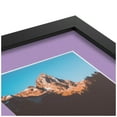 thumbnail image 3 of ArtToFrames Collage Photo Picture Frame with 5 - 3x5 Openings, Framed in Black with Lavender Mist and Black Mats (CDM-3926-106), 3 of 8