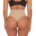 thumbnail image 7 of Maynos Fashion Solid Color Ladies And Women's Waist Seamless Body Shaping Hip Shaping Body Thong Underwear, S-3XL Nude, 7 of 7