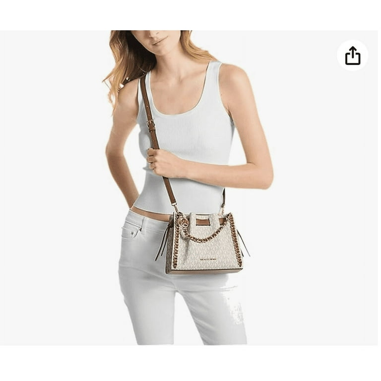 Michael Kors Small Mina Signature Logo Chain Crossbody - Walmart.com