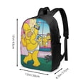 thumbnail image 3 of Simpsons Laptop Backpack With Usb Charging Port Travel Backpack Computer Bag 17 Inch School Bookbag For Adult Teen, 3 of 9