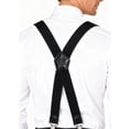 thumbnail image 2 of Beauty-Emily Men’s Adjustable Clip-On Suspenders, Heavy-Duty Elastic Y-Back Braces with Strong Metal Clips, Classic Style for Work, Business & Formal Wear, 2 of 3