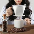 thumbnail image 2 of Cafetera de goteo NBYHZLS de cerámica para pour over, blanca, 2 of 7