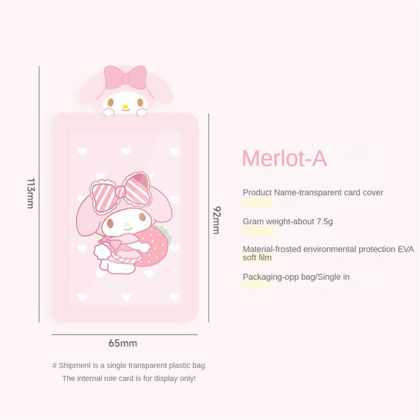 Álbum De Fotos De Almacenamiento Sanrio Kuromi Cute My Melody Tarjetero CharmmyKitty Mini Carpeta De Tarjetas Colección De Cuenta Gao Jiahui unisex