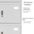 thumbnail image 4 of Locker Casillero Guardex Guardex  NAPOLES Metálico De 5 Puertas, 4 of 5